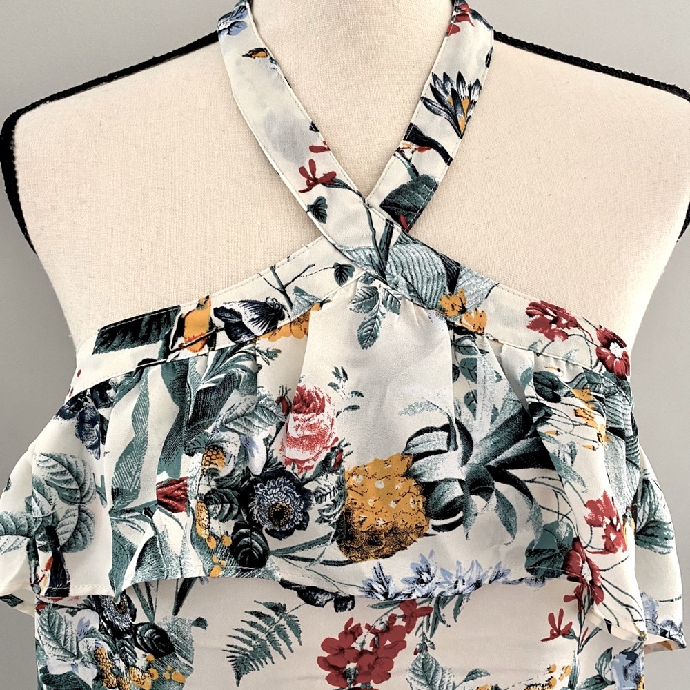 Banana Republic Ruffle Halter